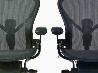Herman Miller Aeron Chair Side by Side